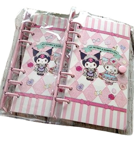 Libreta Estilo Carpeta Kawaii My Melody Kuromi Hello Kitty 