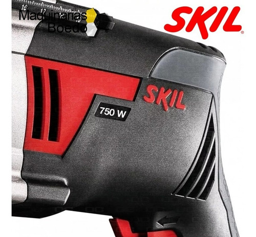 Rotomartillo 750w +mecha +mandril +cincel +maletin 1859 Skil