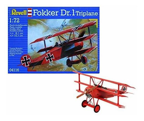 Revell De Alemania Fokker Dr.1 Pl Triplan.