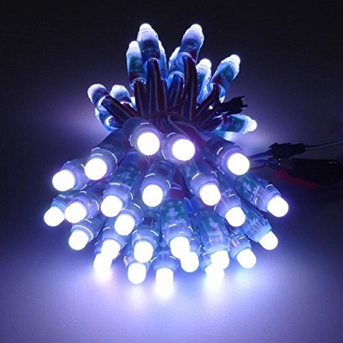 Ws2811 Pixel Led String Lights Dc 12v Impermeable 50pcs...