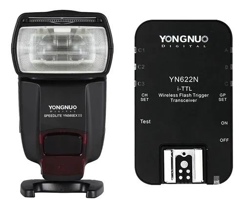 Combo Flash Yongnuo Yn565 + Radio Yn622 Para Nikon