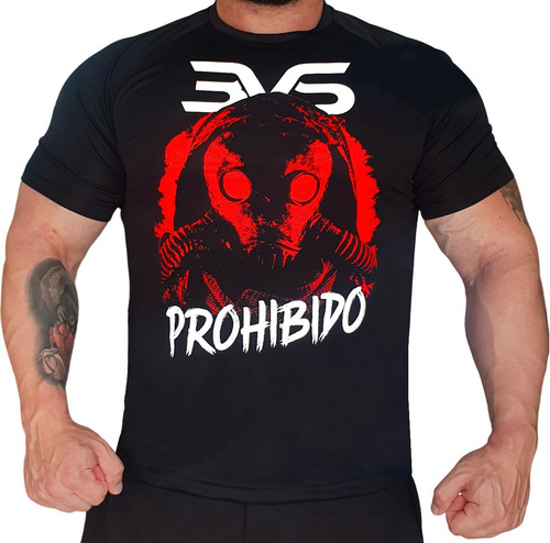 Camiseta Prohibido Linha Fitness - 3vs Nutrition