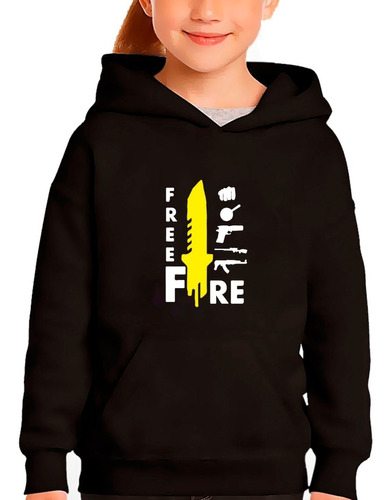 Sudadera Free Fire Para Niño Unisex