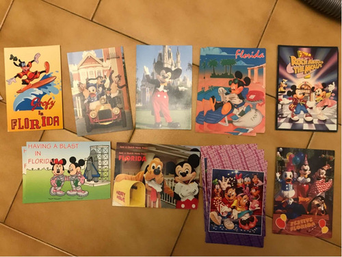 Postales Originales Disney World 1990 - Precio Por Unidad.