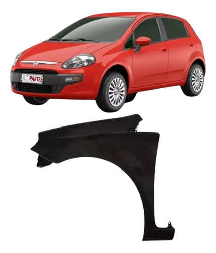 Guardabarro Fiat Punto 2007 08 09 10 11 12 Sin Agujero Izq