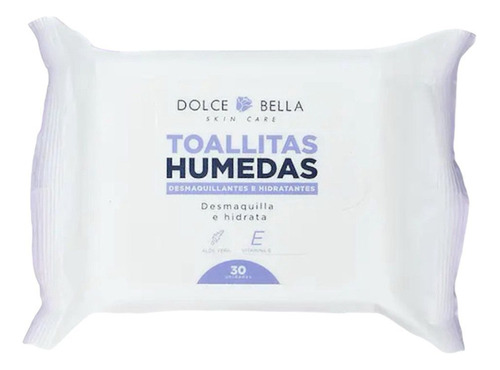 Toallitas Humedas Desmaquillantes Hidratantes Dolcebella 30u