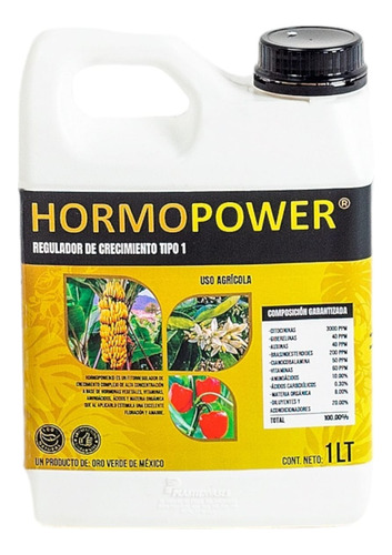 Hormonas De Crecimiento Vegetal Organico 1 Litro