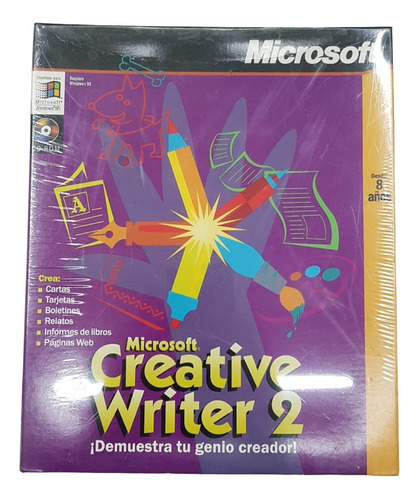 Creative Writer 2 De Microsoft Cd Caja Original Cerrada Nvo