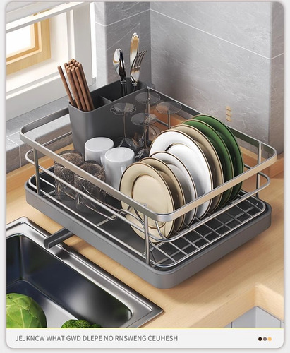 Escorredor De Louça Porta Inox Com 360° Automática Drenagem