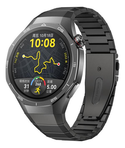 Correa De Reloj De Aleación De Titanio Negra For Huawei Wat