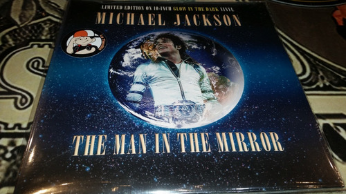 Michael Jackson Man In The Mirror Vinilo Doble Fluo 10 Pulga