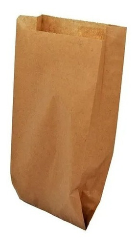 Saco/bolsa Papel Kraft  7kg Pack 100 Unds 47x25x9