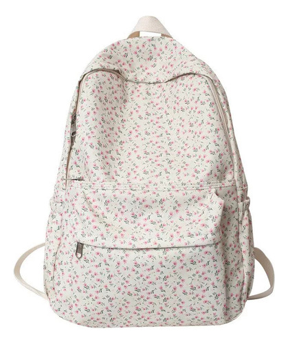 Mochila De Mujer Linda Bolsa De Viaje Casual De Nylon Pa [u]