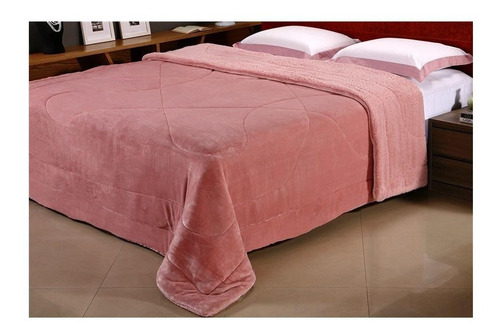 Edredom Niazitex Capetown queen diseño lisa color rose de 220cm x 240cm