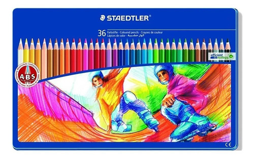 Lapices Staedtler Lata X 36 Colores Local En El Microcentro