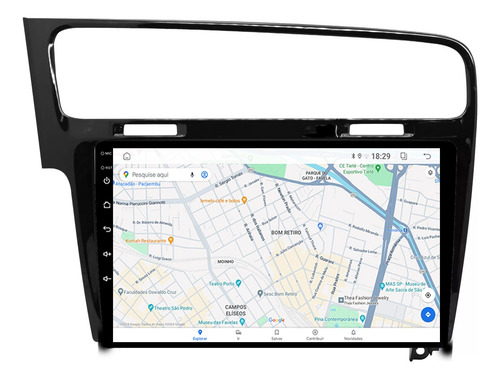 Multimidia Golf Mk7 9p Qled Android Carplay 2gb 32gb