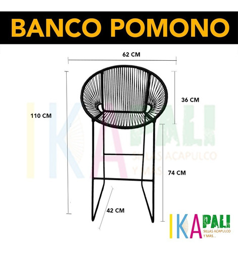 Imagen 6 de 9 de Banco Pomono (set 2 Piezas) **envio Gratis**