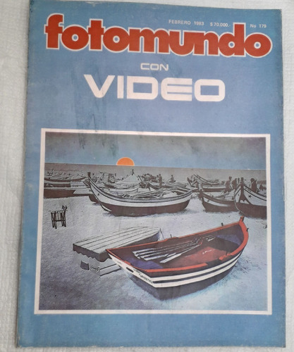 Revista Fotomundo Febrero 1983 Número 179