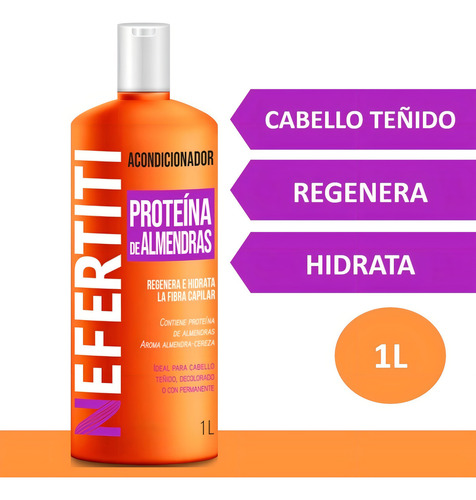 Acondicionador Para Cabello Aceite De Almendra 1lt Nefertiti