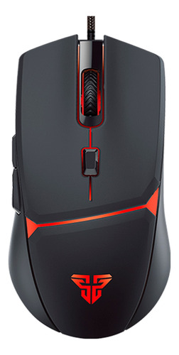 Mouse Optico Crypto Vx7 Gaming Negro Usb 8000 Dpi 6 Botones