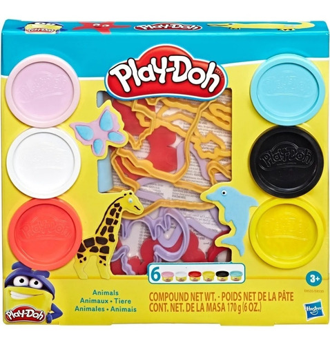 Play-doh Massinha Molde Dos Animais Hasbro - E8535