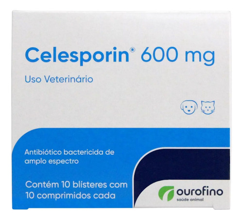 Celesporin Infecções Display 600mg 10 Blister C/ 10cp