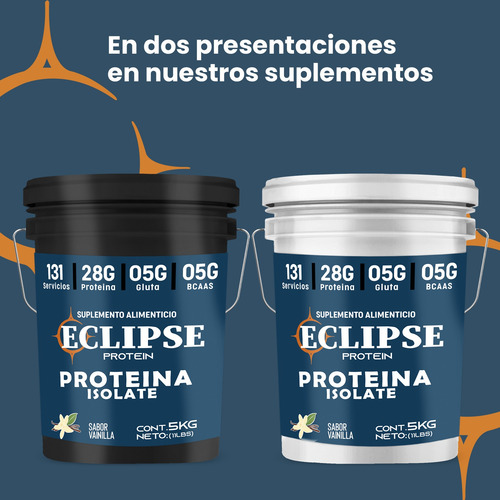Proteína Whey Hidrolizada Isolate Eclipse 5kg Varios Sabores Vainilla