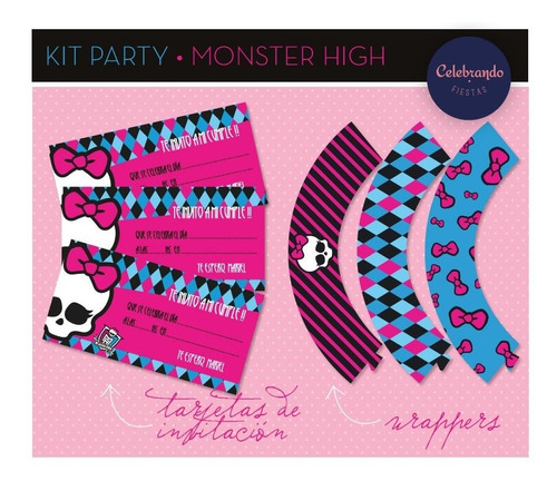 Kit Imprimible Monster High Candy Bar