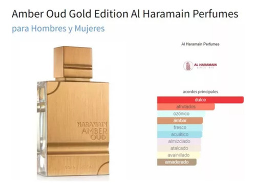 Al Haramain Amber Oud Gold Edition Edp 60 Ml