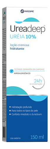  Ureadeep 10% 150ml - Loção Corporal Hidratação Intensa Ureia