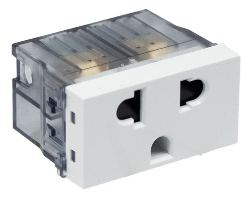 Dado Toma Universal Con Línea Tierra K205 Opalux