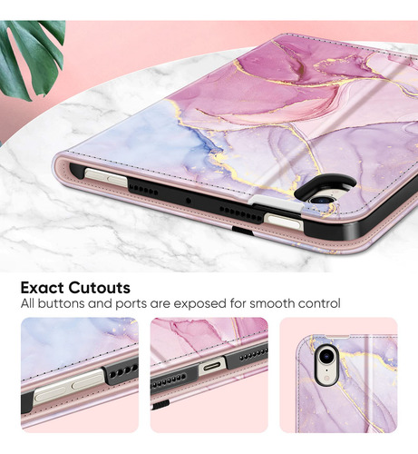 Capa Fintie Folio Para iPad Mini 6 2021 8,3 Com Suporte E B