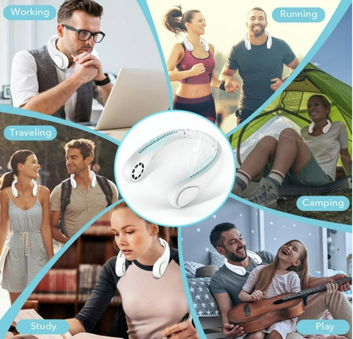 Mini Ventilador De Cuello Sin Hojas, Libera Tus Manos