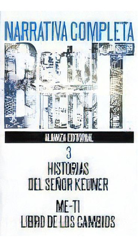 Narrativa Completa 3 Historias Del Señor, De Brecht, Bertolt., Vol. 1. Editorial Alianza, Tapa Blanda En Español