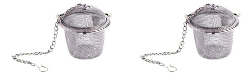 2 Unidades Tea Infuser Ball Mesh Colador De Hierbas De