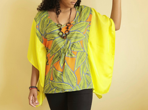 Imagem 3 de 6 de Bata Blusa Tecido Vinah