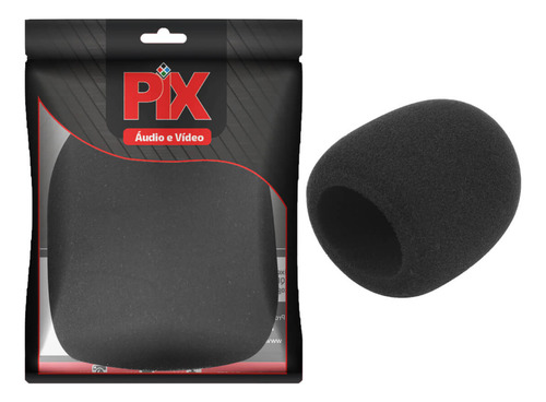10x Espuma Externa Anti Puff P/ Microfones Com Fio E Sem Fio