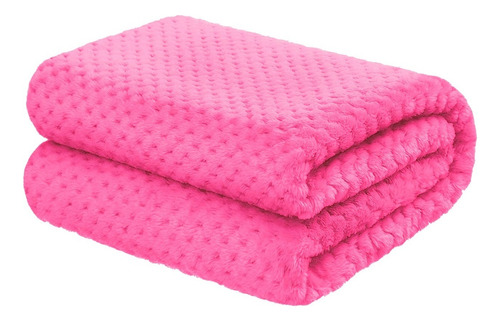 Cobija Para Bebé Manta Cobertor Frazada Suave Calientita Color Fiusha