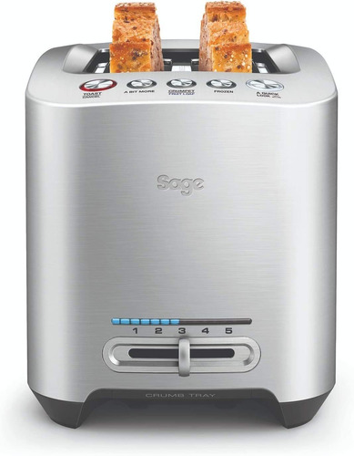 Sage Appliances The Smart Toast 4 Slice Tostadoras, 1900 W,