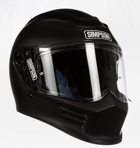 Casco Para Moto Simpson Racing Vehicle Se Talla Xl Color Neg