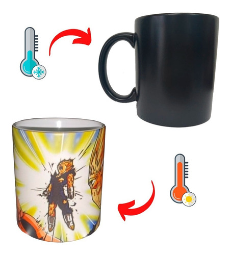 Taza Mágica El Sacrificio De Vegeta - Dragón Ball Z 