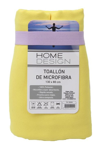  Toallón Gym Fitness Yoga 130x80cm Microfibra Secado Rápido