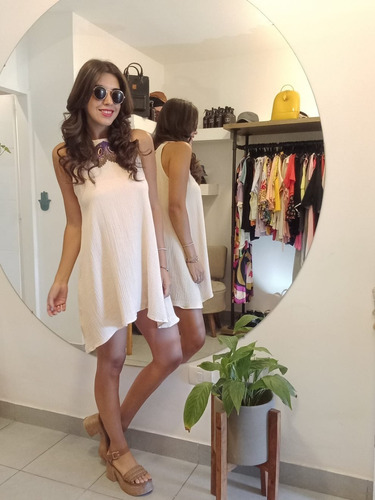 Vestido Isadora Corto De Baby Cotton Para Mujer