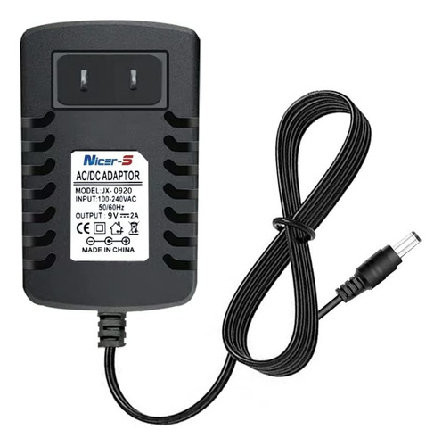 Adapter For Nordictrack Gx 4.7 Power Cord, 9v Ac/dc Adapter