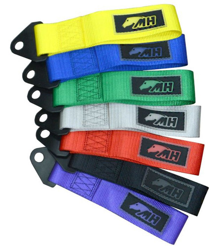 Cinta Reboque Reforçado Tecido Tow Strap Azul Metal Horse