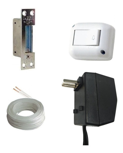 Cerradura Electrica Pestillo Control Acceso Abre Puerta Ji