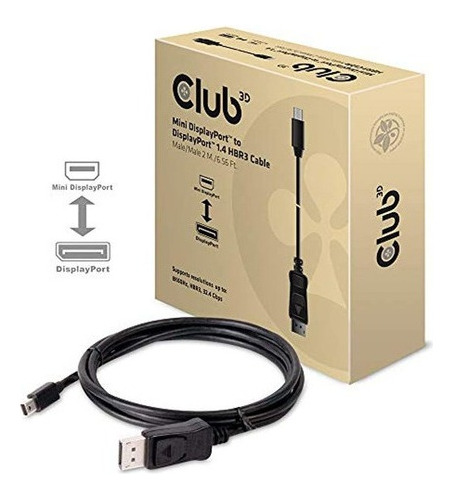 Club3d Cac1115 Displayport A Mini Displayport 14hbr3 Cable M