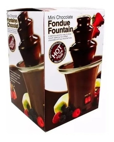 Mini Fuente Chocolate 3 Niveles Profesional Acero Inoxidable