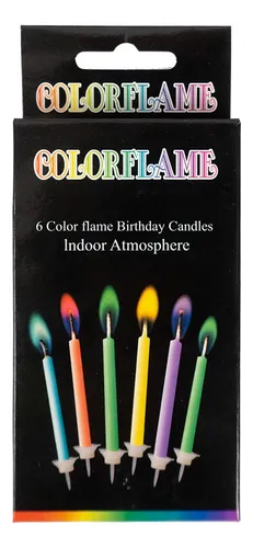comprar Set De 6 Velas Neón