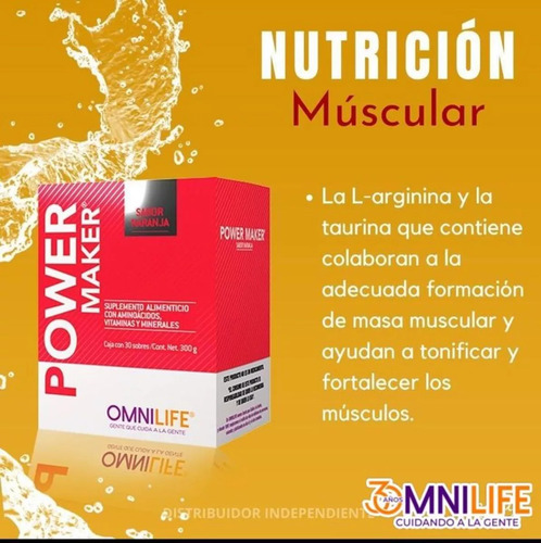 Omnilife Power Maker Con Cromo: Regula Los Niveles De Azúcar
